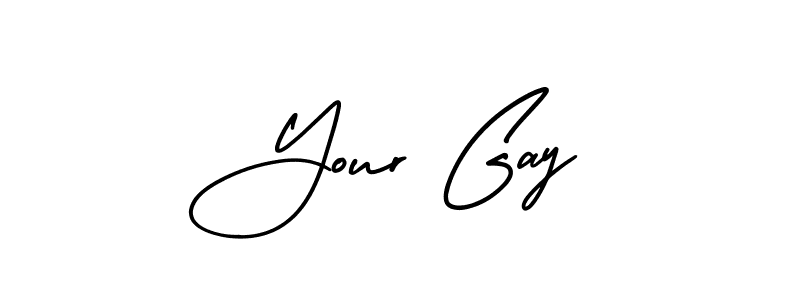 This is the best signature style for the Your Gay name. Also you like these signature font (AmerikaSignatureDemo-Regular). Mix name signature. Your Gay signature style 3 images and pictures png