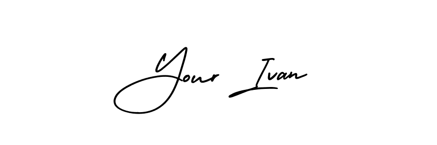 Best and Professional Signature Style for Your Ivan. AmerikaSignatureDemo-Regular Best Signature Style Collection. Your Ivan signature style 3 images and pictures png