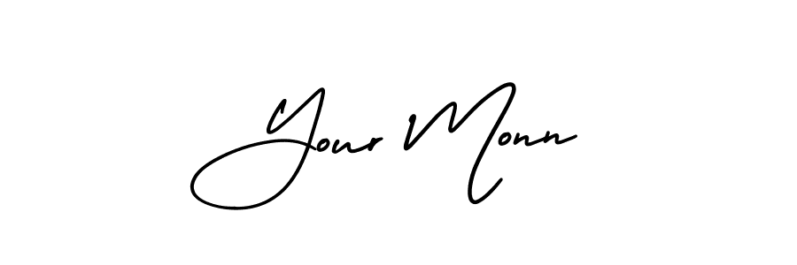 AmerikaSignatureDemo-Regular is a professional signature style that is perfect for those who want to add a touch of class to their signature. It is also a great choice for those who want to make their signature more unique. Get Your Monn name to fancy signature for free. Your Monn signature style 3 images and pictures png