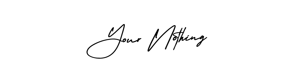 Use a signature maker to create a handwritten signature online. With this signature software, you can design (AmerikaSignatureDemo-Regular) your own signature for name Your Nothing. Your Nothing signature style 3 images and pictures png