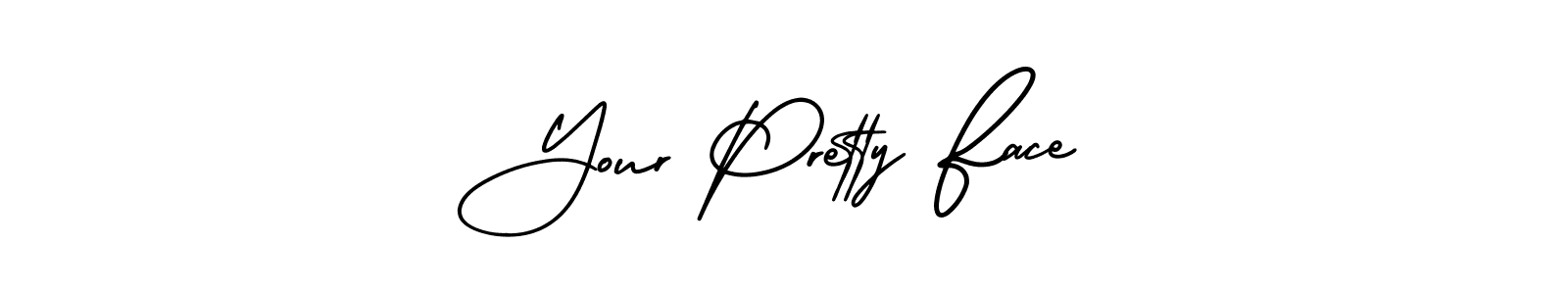 How to Draw Your Pretty Face signature style? AmerikaSignatureDemo-Regular is a latest design signature styles for name Your Pretty Face. Your Pretty Face signature style 3 images and pictures png