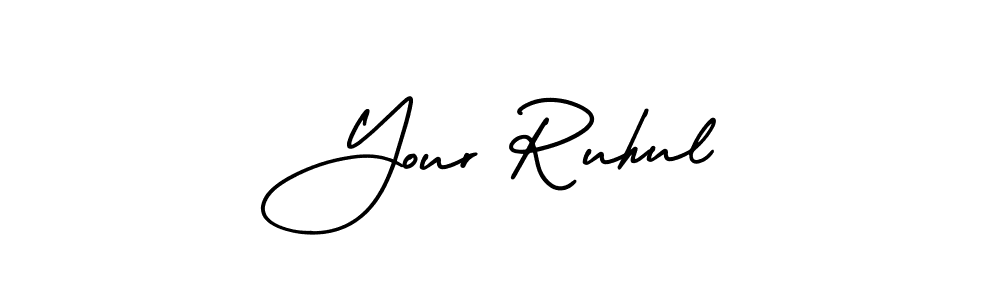 Check out images of Autograph of Your Ruhul name. Actor Your Ruhul Signature Style. AmerikaSignatureDemo-Regular is a professional sign style online. Your Ruhul signature style 3 images and pictures png