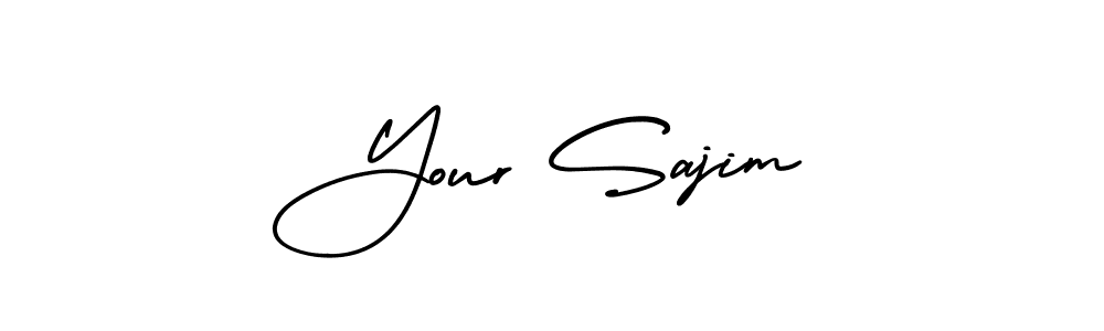 if you are searching for the best signature style for your name Your Sajim. so please give up your signature search. here we have designed multiple signature styles  using AmerikaSignatureDemo-Regular. Your Sajim signature style 3 images and pictures png