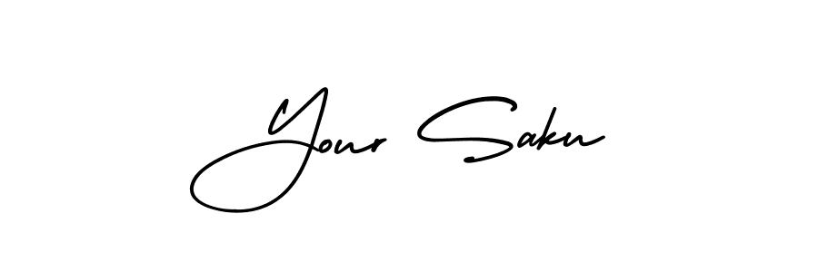 Create a beautiful signature design for name Your Saku. With this signature (AmerikaSignatureDemo-Regular) fonts, you can make a handwritten signature for free. Your Saku signature style 3 images and pictures png