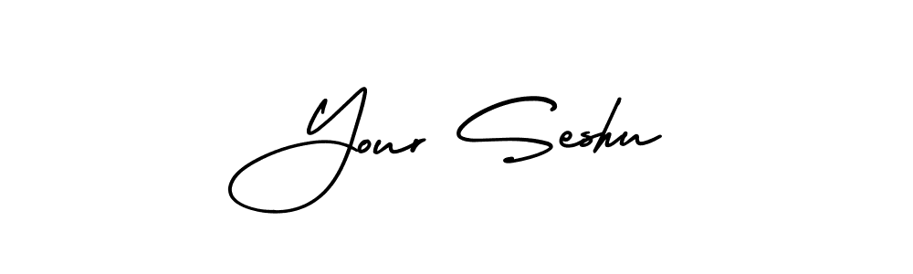 Also You can easily find your signature by using the search form. We will create Your Seshu name handwritten signature images for you free of cost using AmerikaSignatureDemo-Regular sign style. Your Seshu signature style 3 images and pictures png