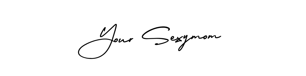 This is the best signature style for the Your Sexymom name. Also you like these signature font (AmerikaSignatureDemo-Regular). Mix name signature. Your Sexymom signature style 3 images and pictures png