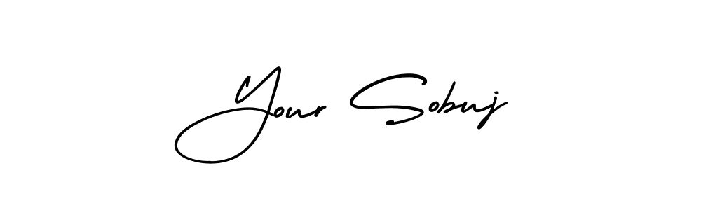 Design your own signature with our free online signature maker. With this signature software, you can create a handwritten (AmerikaSignatureDemo-Regular) signature for name Your Sobuj. Your Sobuj signature style 3 images and pictures png
