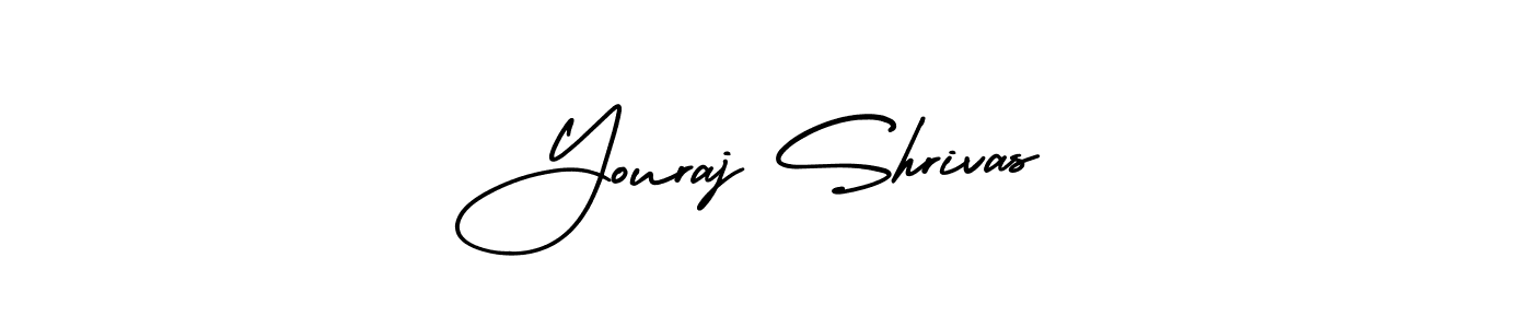 Create a beautiful signature design for name Youraj Shrivas. With this signature (AmerikaSignatureDemo-Regular) fonts, you can make a handwritten signature for free. Youraj Shrivas signature style 3 images and pictures png