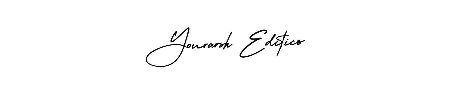 How to Draw Yourarsh Editics signature style? AmerikaSignatureDemo-Regular is a latest design signature styles for name Yourarsh Editics. Yourarsh Editics signature style 3 images and pictures png