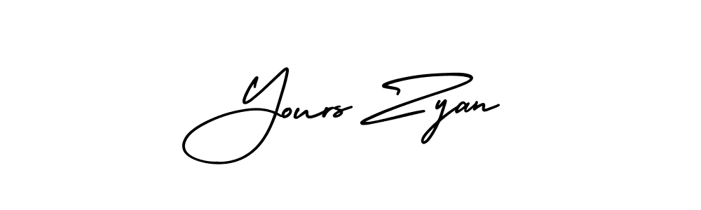 Also You can easily find your signature by using the search form. We will create Yours Zyan name handwritten signature images for you free of cost using AmerikaSignatureDemo-Regular sign style. Yours Zyan signature style 3 images and pictures png