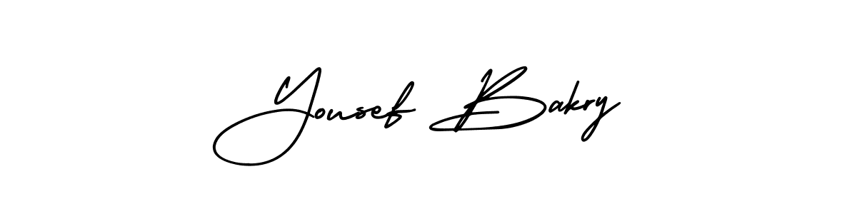 if you are searching for the best signature style for your name Yousef Bakry. so please give up your signature search. here we have designed multiple signature styles  using AmerikaSignatureDemo-Regular. Yousef Bakry signature style 3 images and pictures png