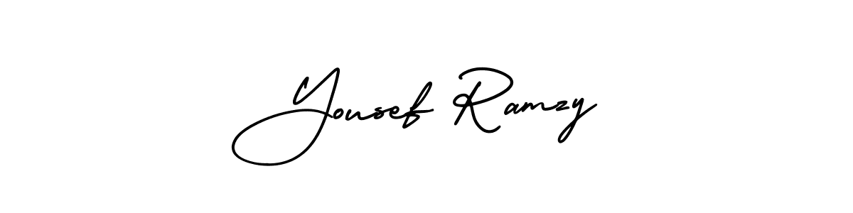 Check out images of Autograph of Yousef Ramzy name. Actor Yousef Ramzy Signature Style. AmerikaSignatureDemo-Regular is a professional sign style online. Yousef Ramzy signature style 3 images and pictures png