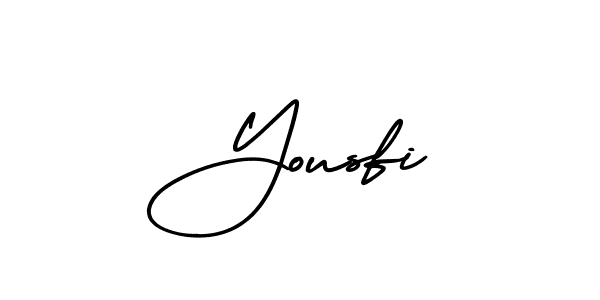 Check out images of Autograph of Yousfi name. Actor Yousfi Signature Style. AmerikaSignatureDemo-Regular is a professional sign style online. Yousfi signature style 3 images and pictures png