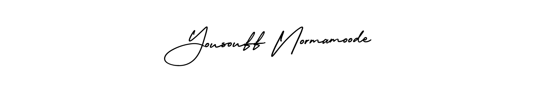 Use a signature maker to create a handwritten signature online. With this signature software, you can design (AmerikaSignatureDemo-Regular) your own signature for name Yousouff Normamoode. Yousouff Normamoode signature style 3 images and pictures png