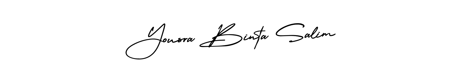 Make a beautiful signature design for name Yousra Binta Salim. Use this online signature maker to create a handwritten signature for free. Yousra Binta Salim signature style 3 images and pictures png