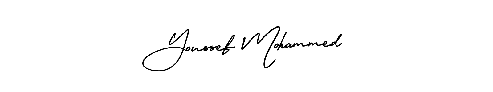 Create a beautiful signature design for name Youssef Mohammed. With this signature (AmerikaSignatureDemo-Regular) fonts, you can make a handwritten signature for free. Youssef Mohammed signature style 3 images and pictures png