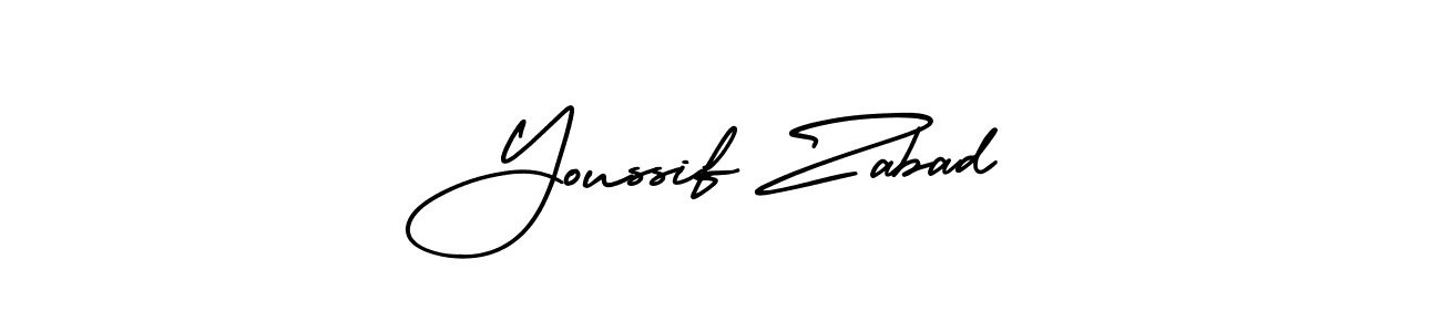 if you are searching for the best signature style for your name Youssif Zabad. so please give up your signature search. here we have designed multiple signature styles  using AmerikaSignatureDemo-Regular. Youssif Zabad signature style 3 images and pictures png