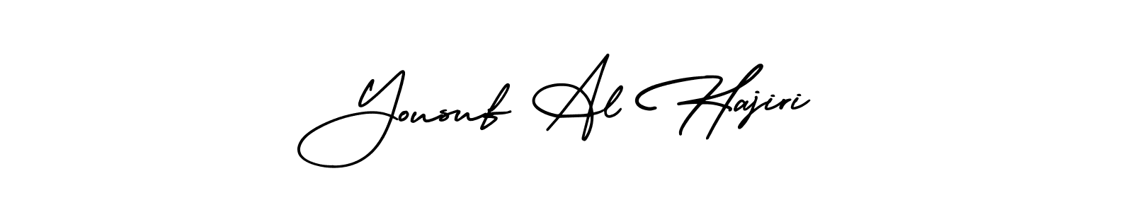 How to make Yousuf Al Hajiri name signature. Use AmerikaSignatureDemo-Regular style for creating short signs online. This is the latest handwritten sign. Yousuf Al Hajiri signature style 3 images and pictures png