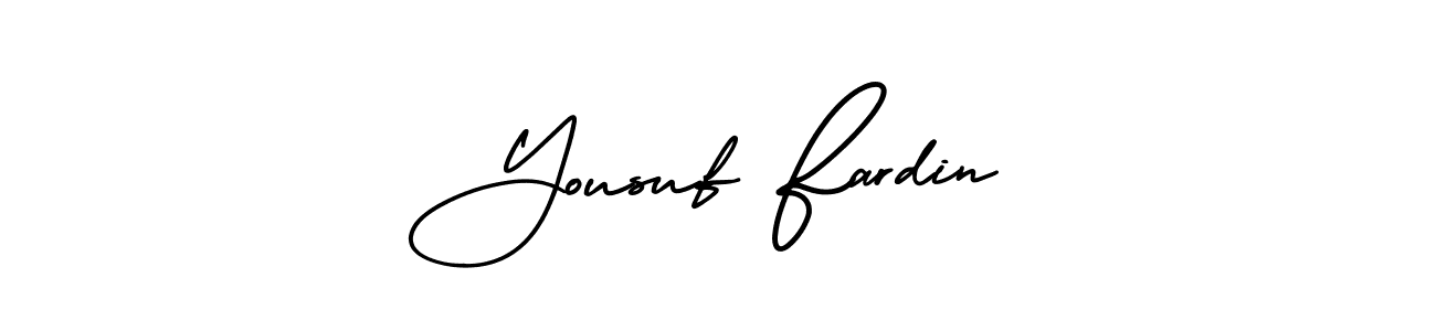 Best and Professional Signature Style for Yousuf Fardin. AmerikaSignatureDemo-Regular Best Signature Style Collection. Yousuf Fardin signature style 3 images and pictures png