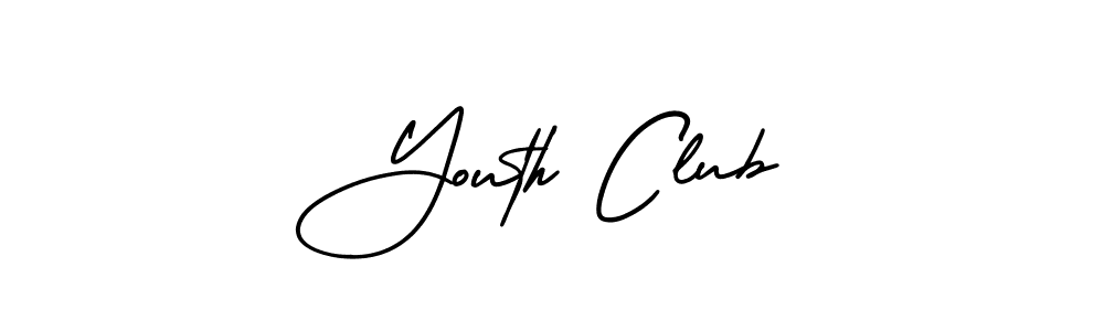 How to make Youth Club signature? AmerikaSignatureDemo-Regular is a professional autograph style. Create handwritten signature for Youth Club name. Youth Club signature style 3 images and pictures png