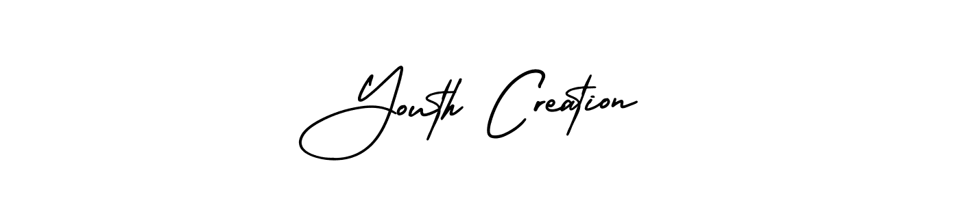if you are searching for the best signature style for your name Youth Creation. so please give up your signature search. here we have designed multiple signature styles  using AmerikaSignatureDemo-Regular. Youth Creation signature style 3 images and pictures png