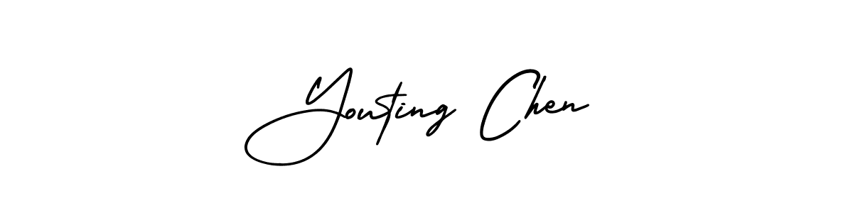 if you are searching for the best signature style for your name Youting Chen. so please give up your signature search. here we have designed multiple signature styles  using AmerikaSignatureDemo-Regular. Youting Chen signature style 3 images and pictures png