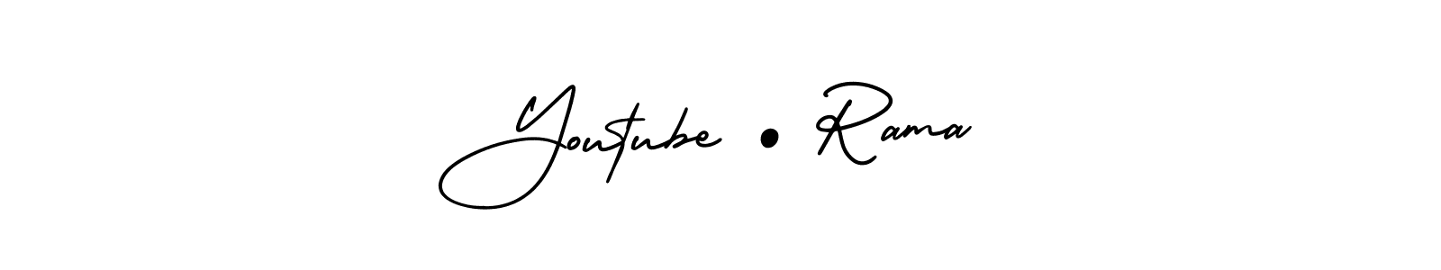 if you are searching for the best signature style for your name Youtube • Rama. so please give up your signature search. here we have designed multiple signature styles  using AmerikaSignatureDemo-Regular. Youtube • Rama signature style 3 images and pictures png