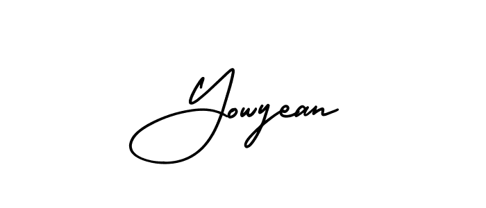 Best and Professional Signature Style for Yowyean. AmerikaSignatureDemo-Regular Best Signature Style Collection. Yowyean signature style 3 images and pictures png