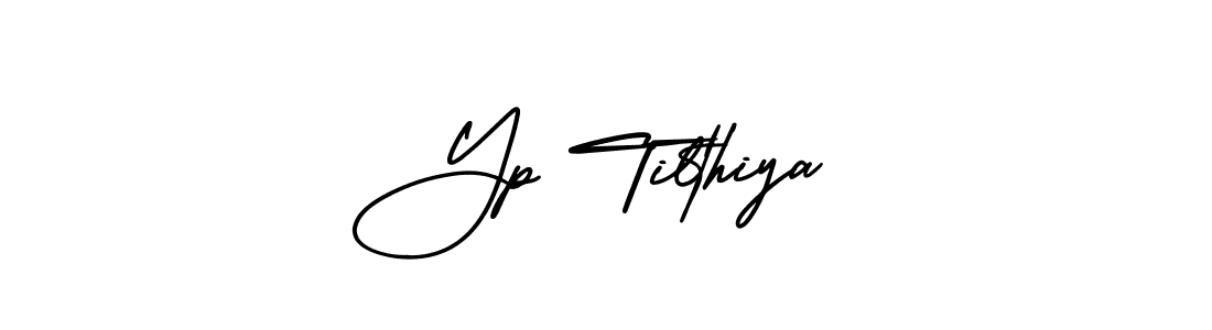 AmerikaSignatureDemo-Regular is a professional signature style that is perfect for those who want to add a touch of class to their signature. It is also a great choice for those who want to make their signature more unique. Get Yp Tilthiya name to fancy signature for free. Yp Tilthiya signature style 3 images and pictures png