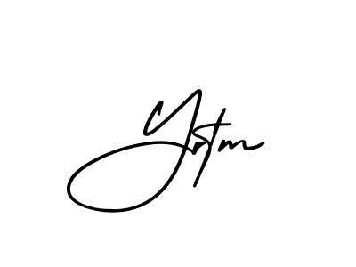 How to make Yrtm signature? AmerikaSignatureDemo-Regular is a professional autograph style. Create handwritten signature for Yrtm name. Yrtm signature style 3 images and pictures png