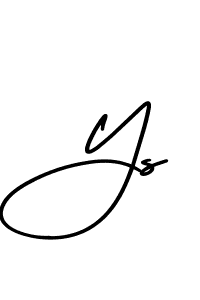 Best and Professional Signature Style for Ys. AmerikaSignatureDemo-Regular Best Signature Style Collection. Ys signature style 3 images and pictures png