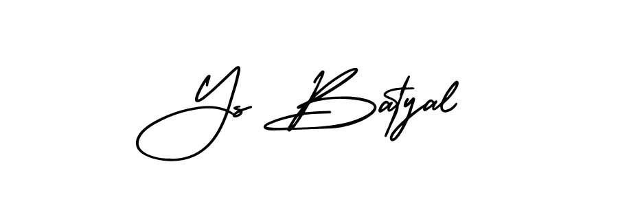 You can use this online signature creator to create a handwritten signature for the name Ys Batyal. This is the best online autograph maker. Ys Batyal signature style 3 images and pictures png