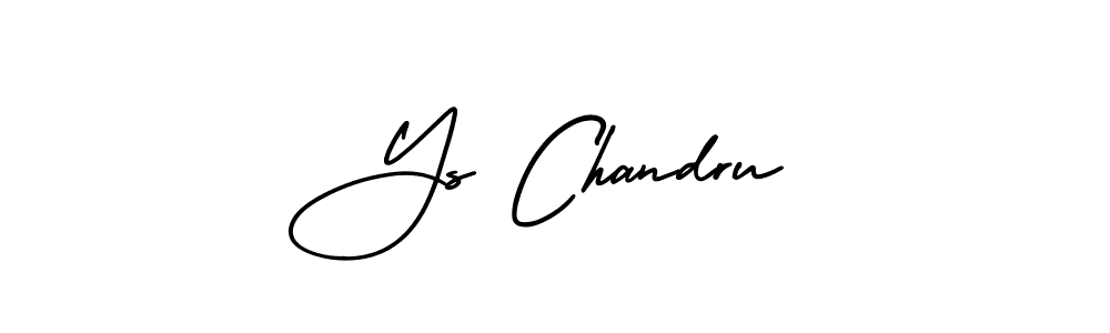 It looks lik you need a new signature style for name Ys Chandru. Design unique handwritten (AmerikaSignatureDemo-Regular) signature with our free signature maker in just a few clicks. Ys Chandru signature style 3 images and pictures png