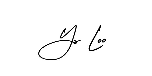 Also we have Ys Loo name is the best signature style. Create professional handwritten signature collection using AmerikaSignatureDemo-Regular autograph style. Ys Loo signature style 3 images and pictures png