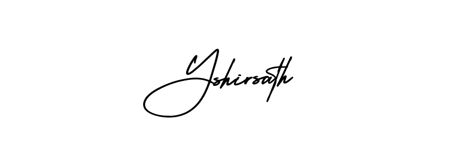 Make a beautiful signature design for name Yshirsath. With this signature (AmerikaSignatureDemo-Regular) style, you can create a handwritten signature for free. Yshirsath signature style 3 images and pictures png