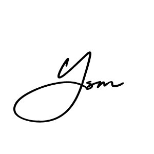 if you are searching for the best signature style for your name Ysm. so please give up your signature search. here we have designed multiple signature styles  using AmerikaSignatureDemo-Regular. Ysm signature style 3 images and pictures png