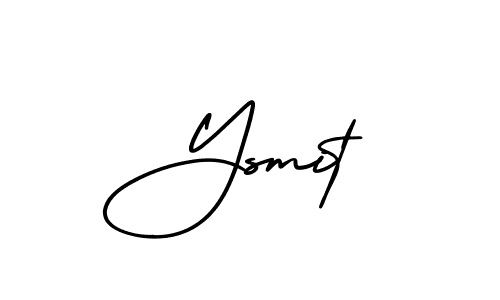 AmerikaSignatureDemo-Regular is a professional signature style that is perfect for those who want to add a touch of class to their signature. It is also a great choice for those who want to make their signature more unique. Get Ysmit name to fancy signature for free. Ysmit signature style 3 images and pictures png