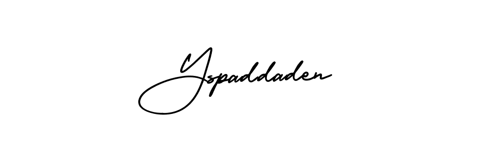 Make a beautiful signature design for name Yspaddaden. With this signature (AmerikaSignatureDemo-Regular) style, you can create a handwritten signature for free. Yspaddaden signature style 3 images and pictures png