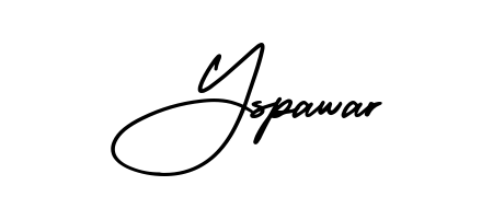 Achieve flawless digital penmanship with Yspawar name in AmerikaSignatureDemo-Regular font. The perfect tool for creating online signatures. Yspawar signature style 3 images and pictures png