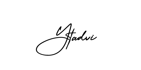 Design your own signature with our free online signature maker. With this signature software, you can create a handwritten (AmerikaSignatureDemo-Regular) signature for name Ytadvi. Ytadvi signature style 3 images and pictures png