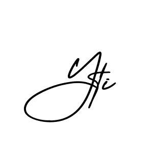 Also we have Yti name is the best signature style. Create professional handwritten signature collection using AmerikaSignatureDemo-Regular autograph style. Yti signature style 3 images and pictures png