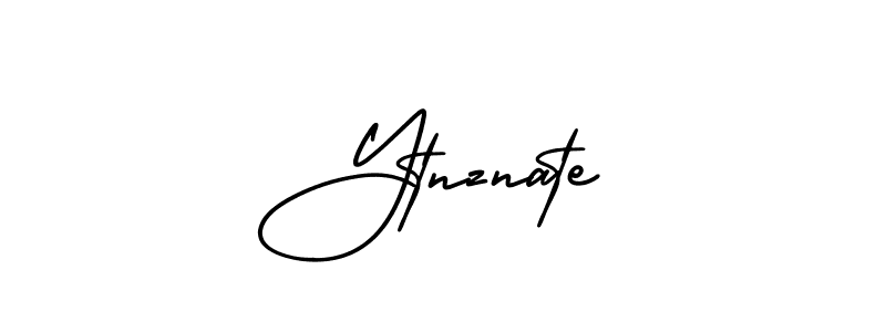 AmerikaSignatureDemo-Regular is a professional signature style that is perfect for those who want to add a touch of class to their signature. It is also a great choice for those who want to make their signature more unique. Get Ytnznate name to fancy signature for free. Ytnznate signature style 3 images and pictures png