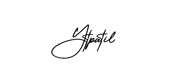 You should practise on your own different ways (AmerikaSignatureDemo-Regular) to write your name (Ytpatil) in signature. don't let someone else do it for you. Ytpatil signature style 3 images and pictures png