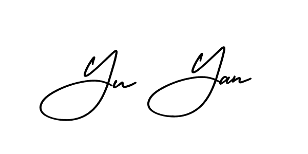 Make a beautiful signature design for name Yu Yan. Use this online signature maker to create a handwritten signature for free. Yu Yan signature style 3 images and pictures png