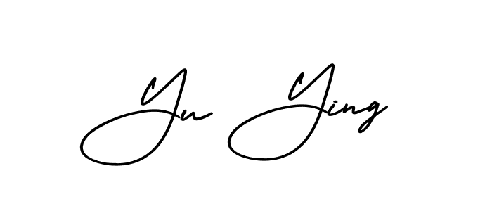 Also You can easily find your signature by using the search form. We will create Yu Ying name handwritten signature images for you free of cost using AmerikaSignatureDemo-Regular sign style. Yu Ying signature style 3 images and pictures png