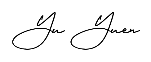 This is the best signature style for the Yu Yuen name. Also you like these signature font (AmerikaSignatureDemo-Regular). Mix name signature. Yu Yuen signature style 3 images and pictures png