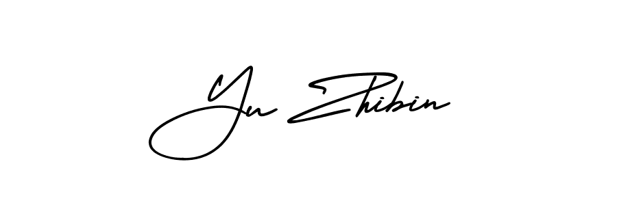 Also You can easily find your signature by using the search form. We will create Yu Zhibin name handwritten signature images for you free of cost using AmerikaSignatureDemo-Regular sign style. Yu Zhibin signature style 3 images and pictures png