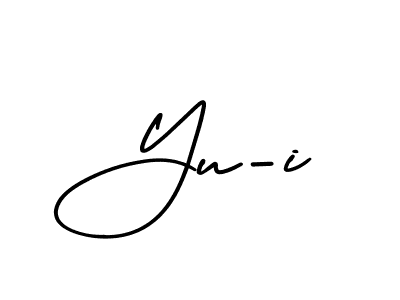 AmerikaSignatureDemo-Regular is a professional signature style that is perfect for those who want to add a touch of class to their signature. It is also a great choice for those who want to make their signature more unique. Get Yu-i name to fancy signature for free. Yu-i signature style 3 images and pictures png