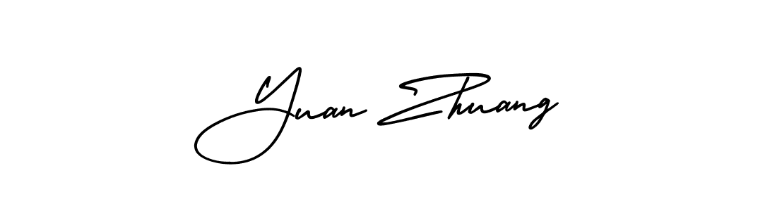 Similarly AmerikaSignatureDemo-Regular is the best handwritten signature design. Signature creator online .You can use it as an online autograph creator for name Yuan Zhuang. Yuan Zhuang signature style 3 images and pictures png