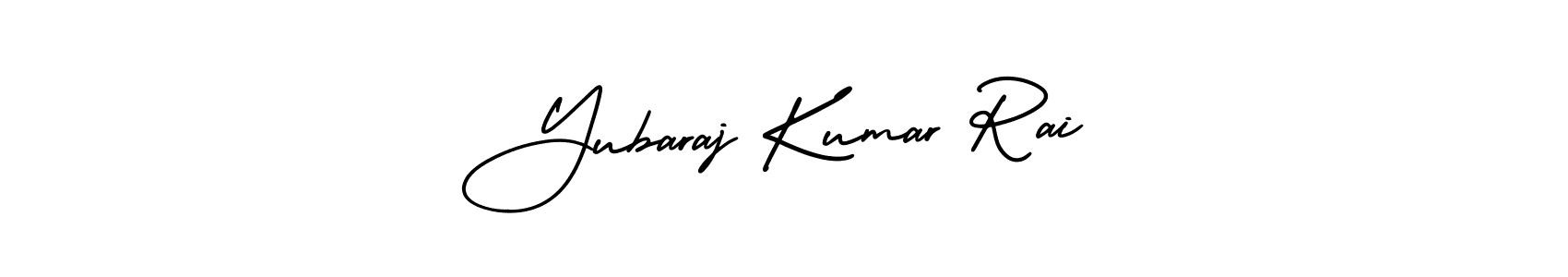Make a beautiful signature design for name Yubaraj Kumar Rai. With this signature (AmerikaSignatureDemo-Regular) style, you can create a handwritten signature for free. Yubaraj Kumar Rai signature style 3 images and pictures png